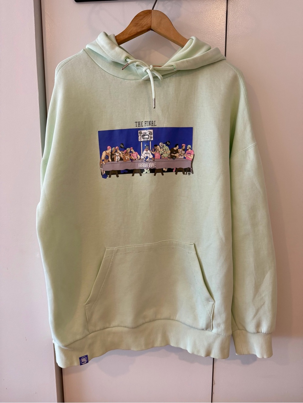BADFIVE x Li-Ning “The Final” Graphic Hoodie Mint Green XXL